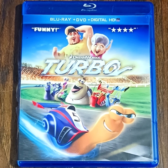 DreamWorks TURBO on BLU-RAY + DVD - Picture 1 of 2